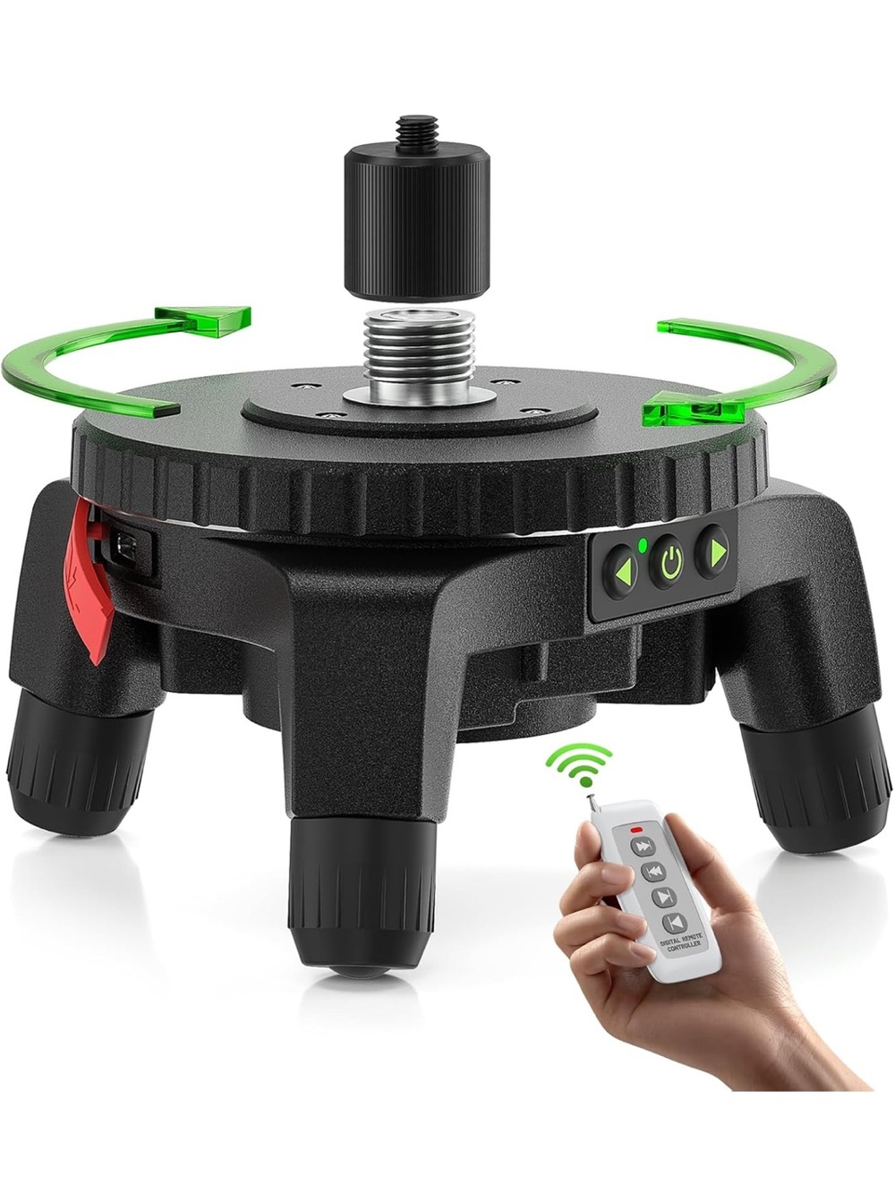 🆕 Huepar Electric Rotating Base for Laser Level – Remote Control, Dual-Speed